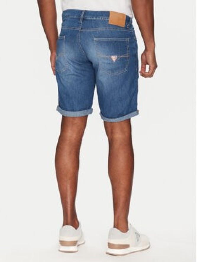 Guess Szorty jeansowe M5GD01 D5MZ2 Niebieski Regular Fit