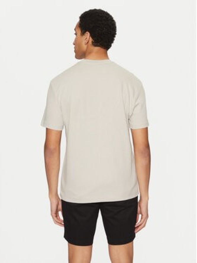 Calvin Klein T-Shirt Micro Logo K10K109894 Beżowy Regular Fit