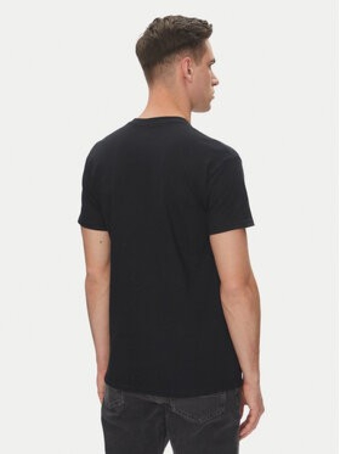 Etnies T-Shirt Team Emroidery 4130003738 Czarny Regular Fit