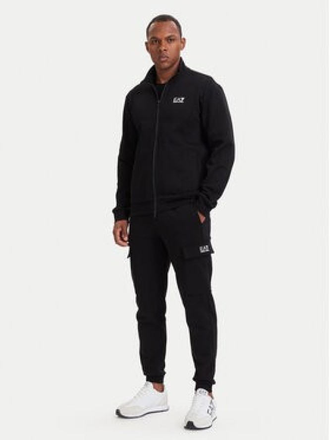 EA7 Emporio Armani Spodnie dresowe 8NPP68 PJVTZ 1200 Czarny Regular Fit