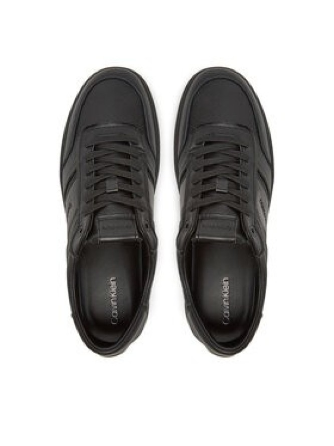 Calvin Klein Sneakersy Clean Cup Low Lace Tape HM0HM01898 Czarny