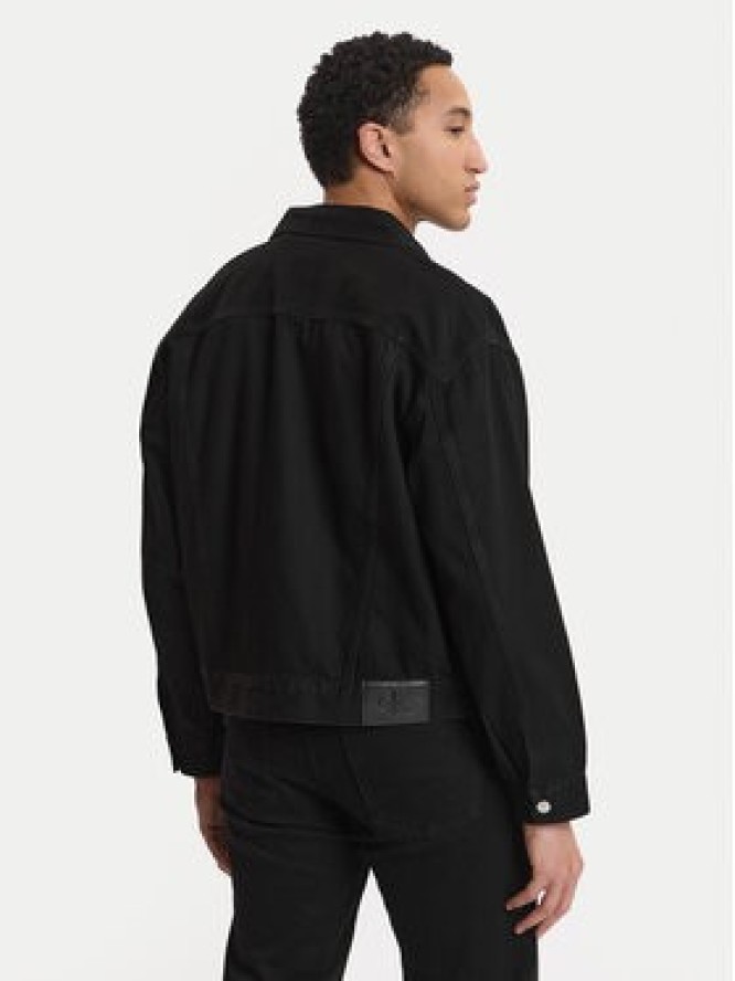 Calvin Klein Jeans Kurtka jeansowa 90S Ck Classic LV04RF706G Czarny Regular Fit