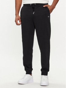 Gant Spodnie dresowe Shield 2009026 Czarny Regular Fit
