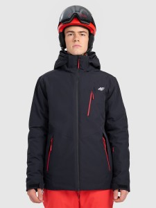 4F Kurtka narciarska membrana 10000 męska - czarna XL