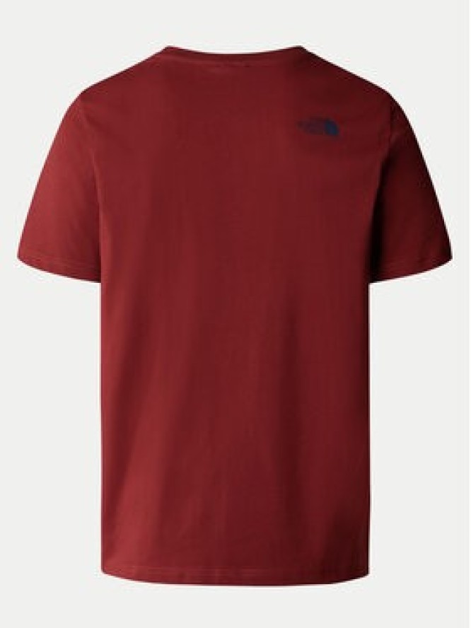 The North Face T-Shirt Rust 2 NF0A87NW Czerwony Regular Fit