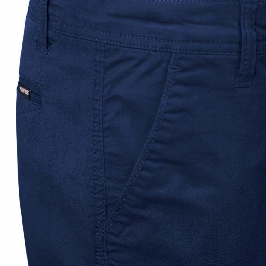 Męskie Szorty, Krótkie Spodenki - Pako Jeans - Granatowe