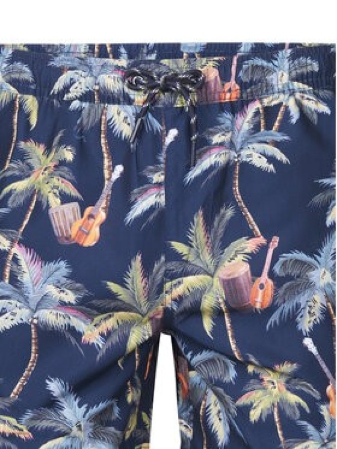 Petrol Industries Szorty kąpielowe M-1050-SWS963 Granatowy Regular Fit