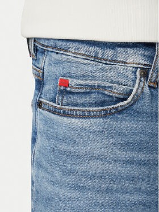 HUGO Szorty jeansowe 50556163 Niebieski Regular Fit