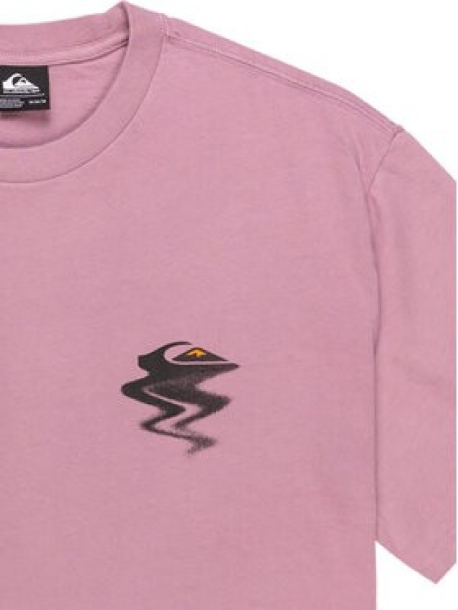 Quiksilver T-Shirt Elderberry EQYZT08200 Fioletowy Regular Fit
