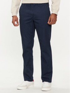 Jack & Jones Chinosy Dave 12212930 Granatowy Regular Fit
