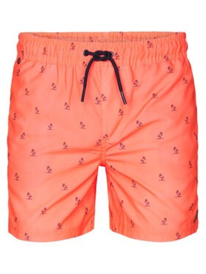 Petrol Industries Szorty kąpielowe M-1050-SWS951 Pomarańczowy Regular Fit
