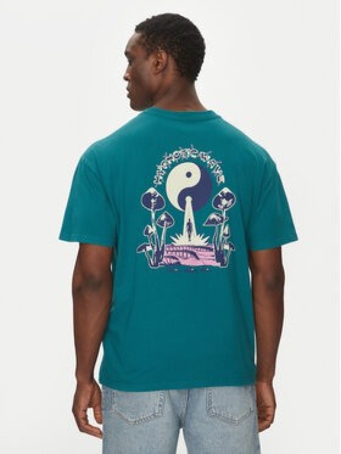 Quiksilver T-Shirt EQYZT08033 Zielony Regular Fit