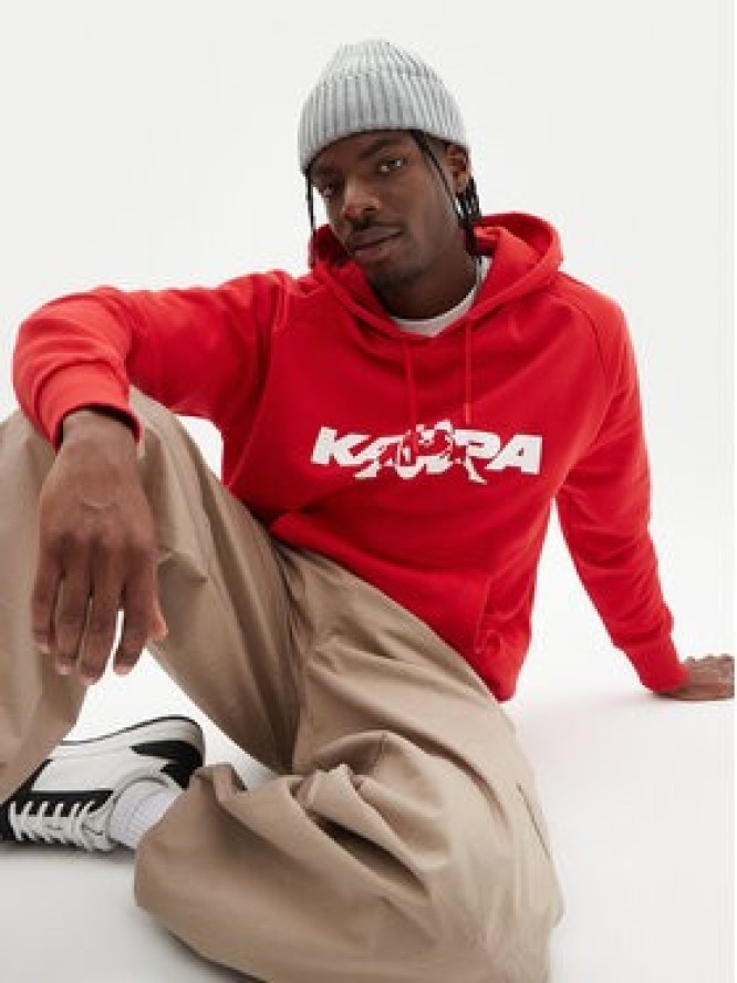 Kappa Bluza Nhayma 341V57W Czerwony Regular Fit