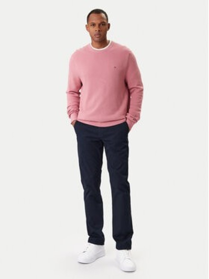 Tommy Hilfiger Sweter Essential MW0MW36347 Koralowy Regular Fit