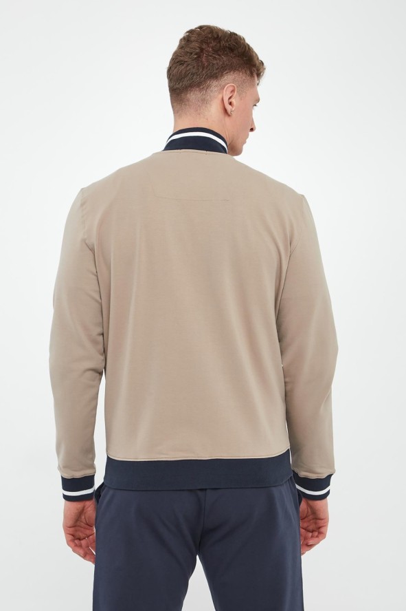 Bluza męska ze stójką AERONAUTICA MILITARE