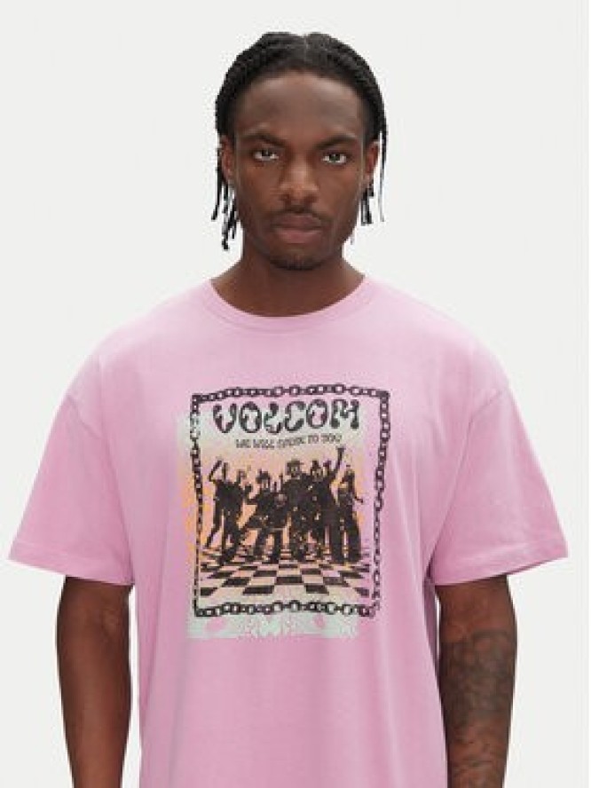 Volcom T-Shirt Filip Rygalski A4312506 Różowy Loose Fit