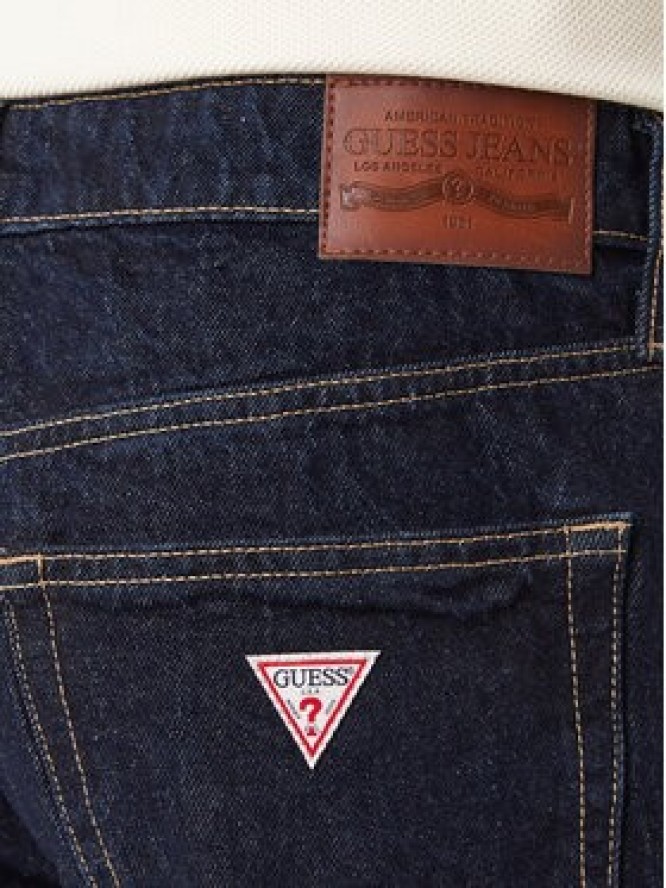 Guess Jeans Jeansy M4BA80 D5HS1 Granatowy Regular Fit