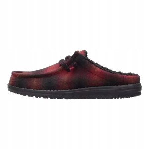 HeyDude Męskie Mokasyny Wally Slip Plaid