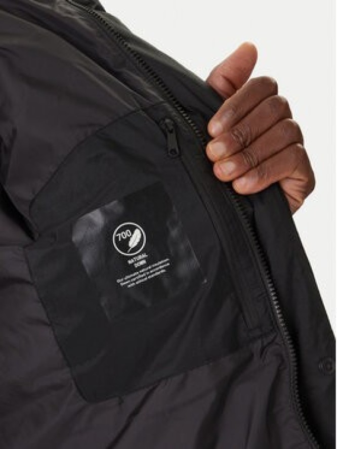 Jack Wolfskin Kurtka puchowa Icy Hill A65049 Czarny Relaxed Fit