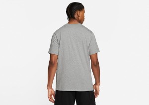 Koszulka męska nike air jordan brand crew tee carbon heather