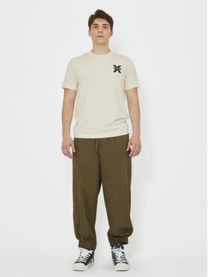 Richmond X T-Shirt Sween UMP24057TS Beżowy Regular Fit