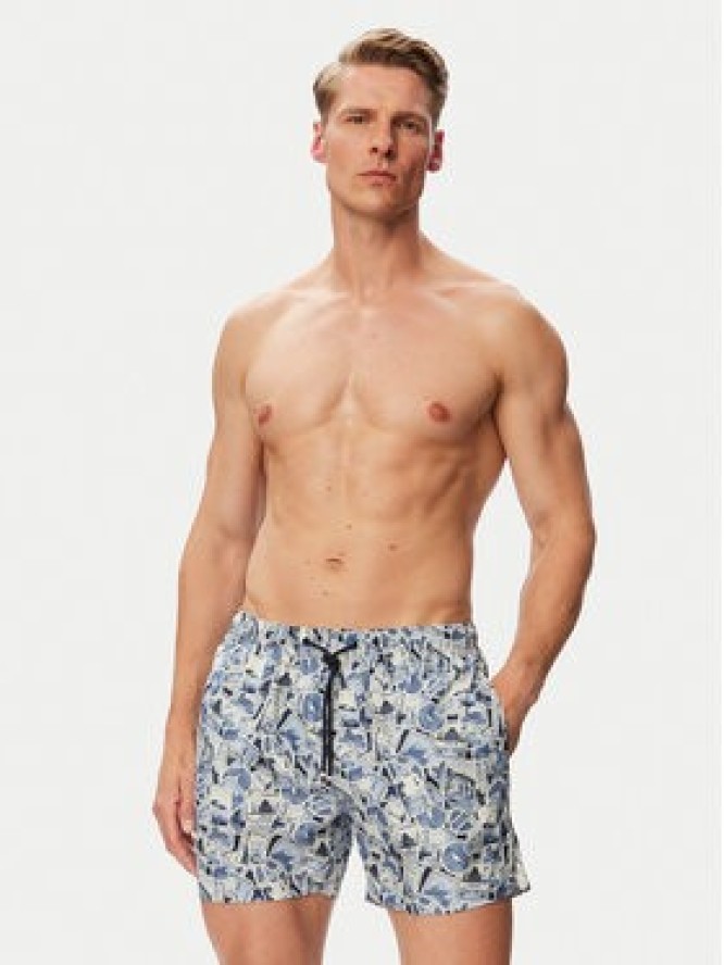 Beverly Hills Polo Club Szorty kąpielowe P-SS26M-BREA-0722 Niebieski Regular Fit
