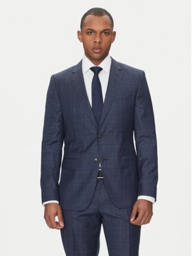 BOSS Garnitur H-Huge 50535401 Niebieski Slim Fit