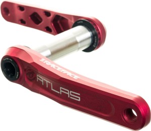 Korby Race Face atlas - 83mm - 165 - rouge (sans boitier)