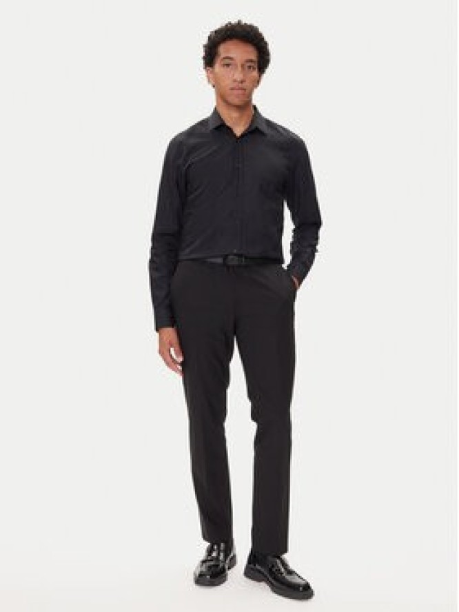 HUGO Koszula Elisha02 50544981 Czarny Slim Fit