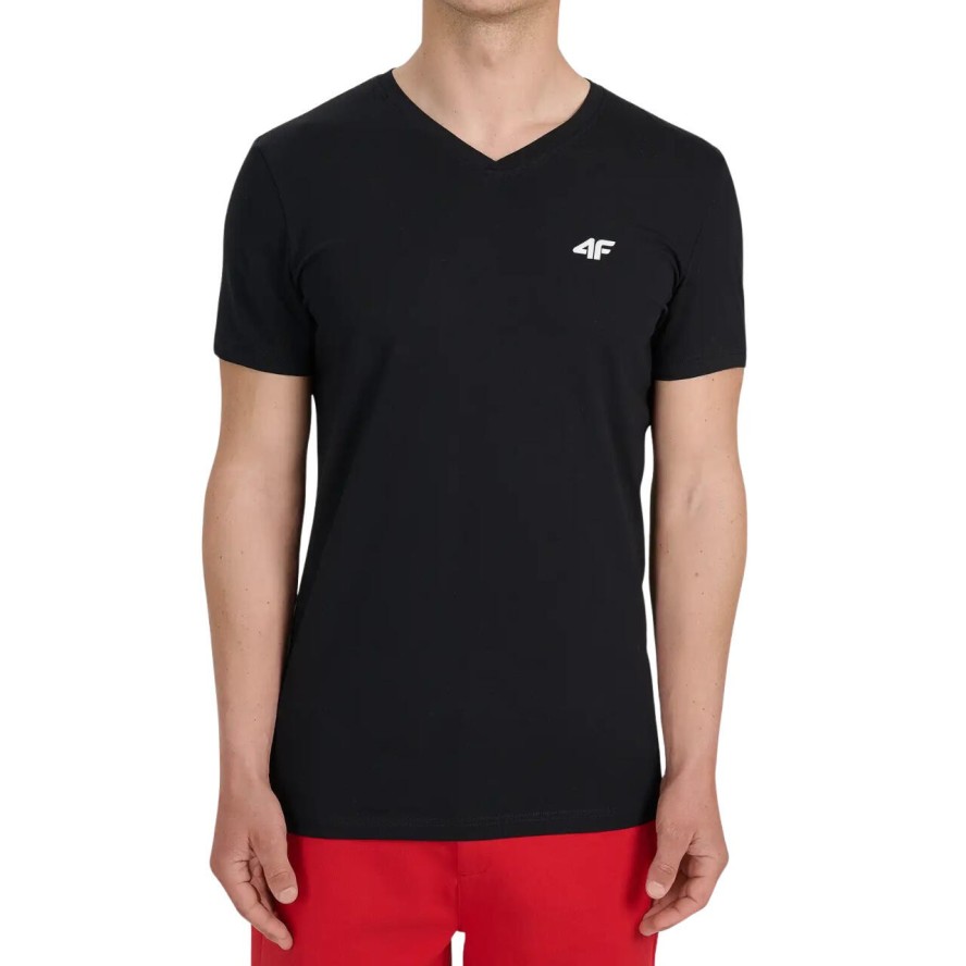 Koszulka męska 4F - bawełniany T-shirt, regular fit.