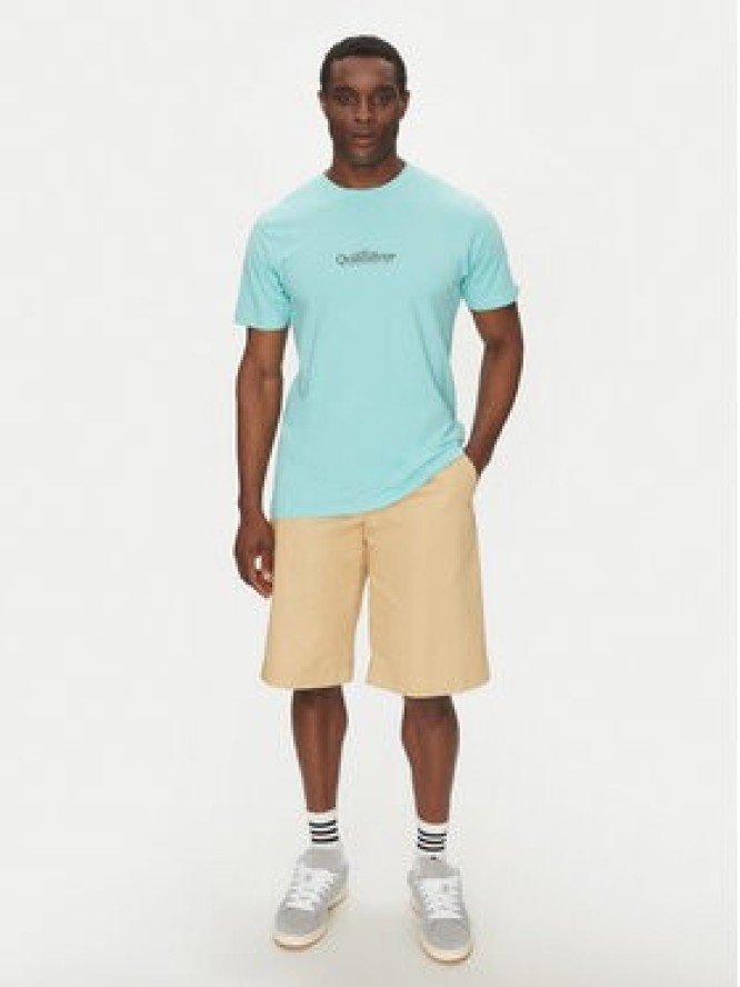 Quiksilver T-Shirt EQYZT08062 Niebieski Regular Fit