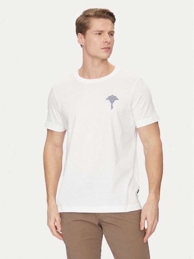JOOP! T-Shirt 17 JJ-03Brisko 10017941 30044674 Biały Regular Fit