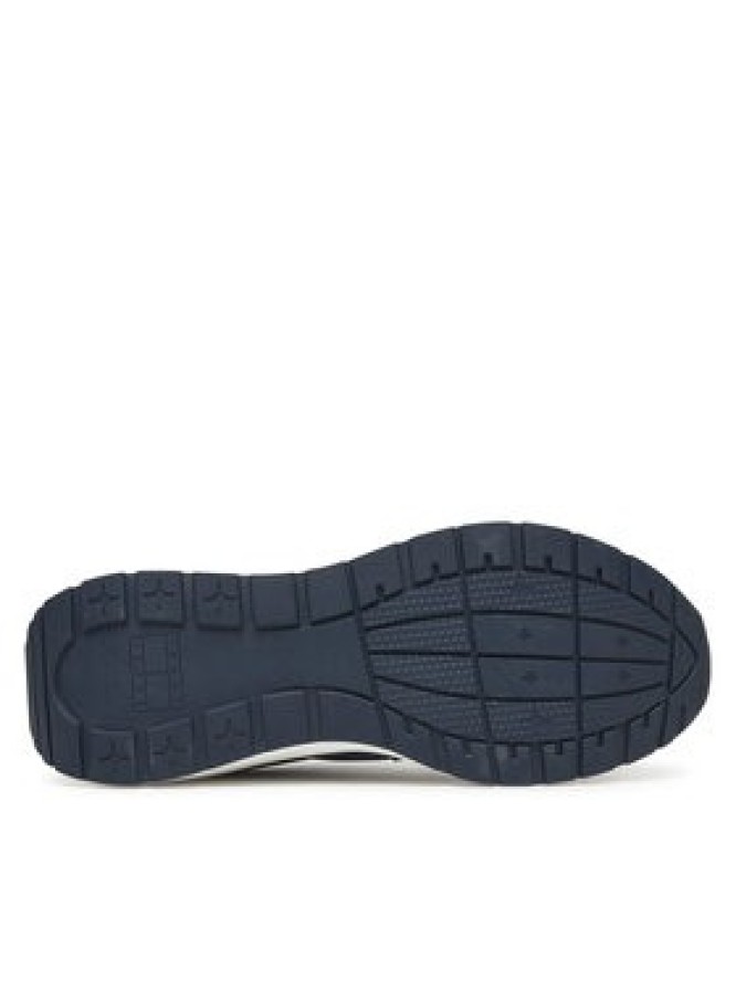Tommy Jeans Sneakersy Tjm Runner Leather EM0EM01621 Granatowy