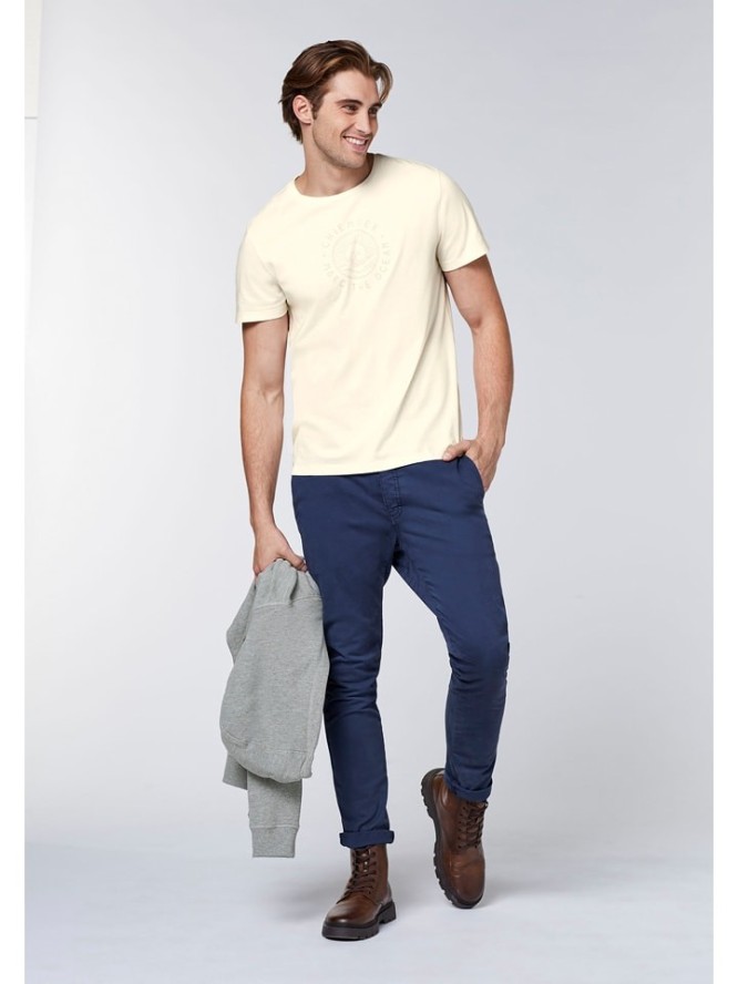 Chiemsee Koszulka "MBRC" w kolorze kremowym rozmiar: S