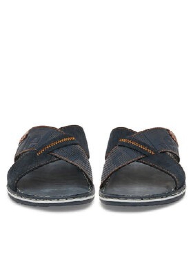 Rieker Klapki 21098-14 Granatowy