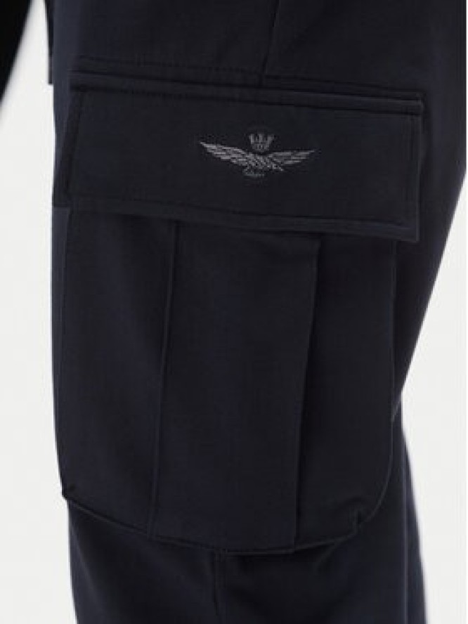 Aeronautica Militare Spodnie dresowe 251PF860F459 Granatowy Regular Fit