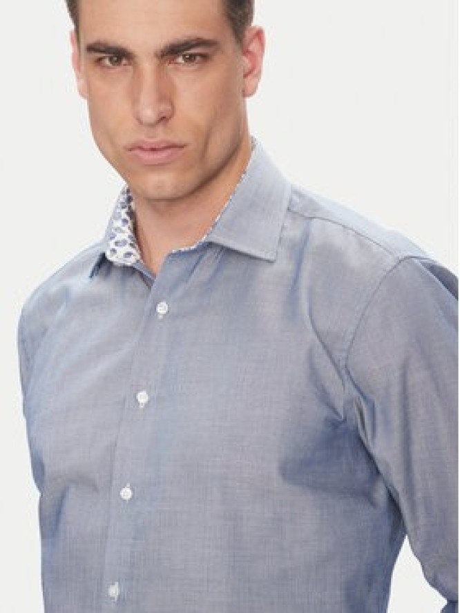 Pierre Cardin Koszula C6 11004.0403 Niebieski Slim Fit