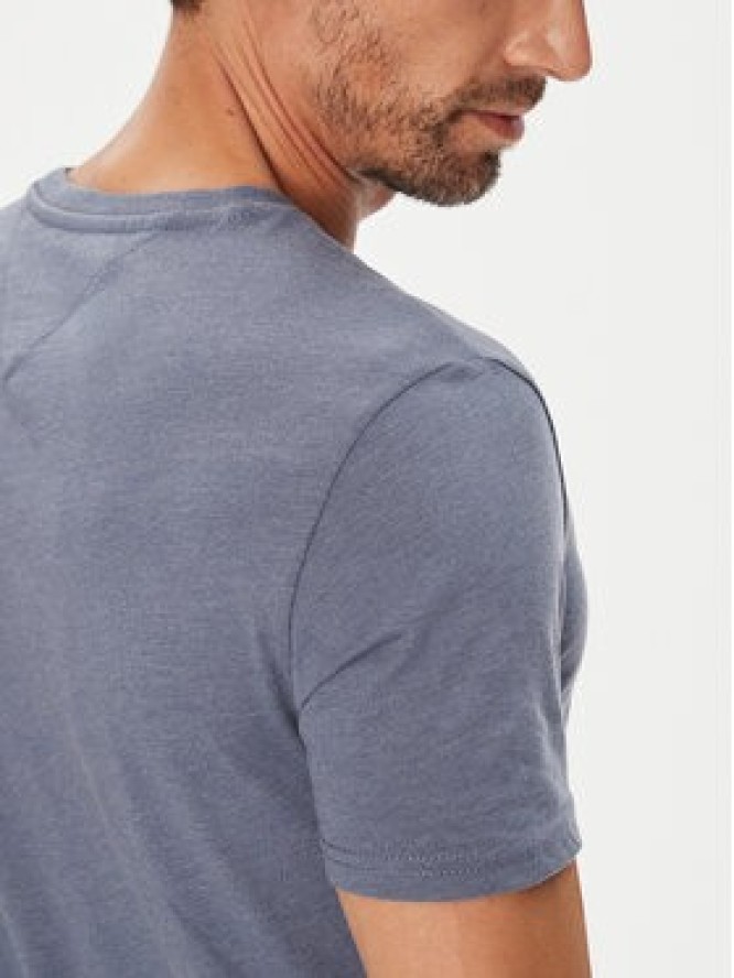 Tommy Jeans T-Shirt Jaspe DM0DM20363 Niebieski Slim Fit