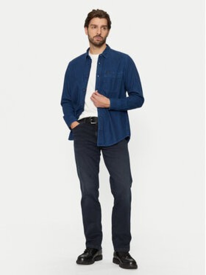 Lee Koszula jeansowa Leesure 112355712 Niebieski Regular Fit