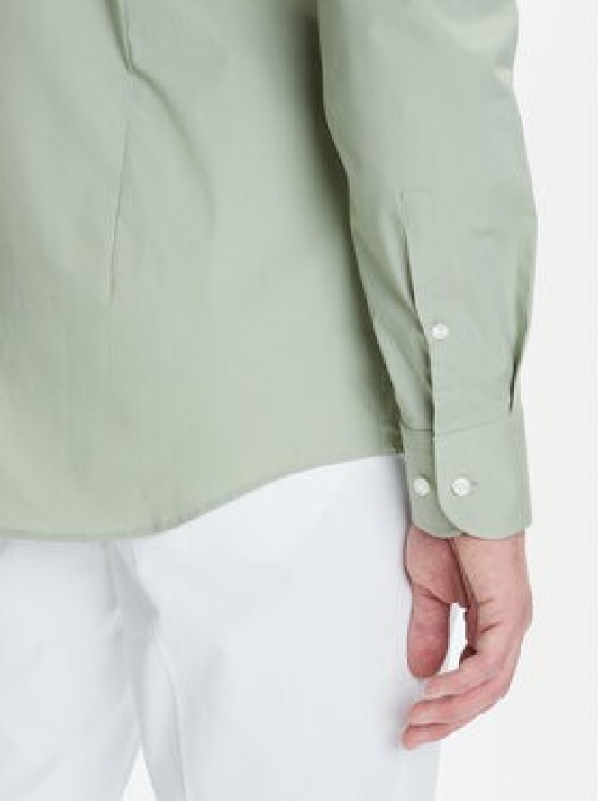 BOSS Koszula H-Hank 50469345 Zielony Slim Fit