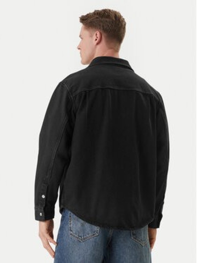 Calvin Klein Jeans Koszula jeansowa 90's LV04RF709G Czarny Regular Fit