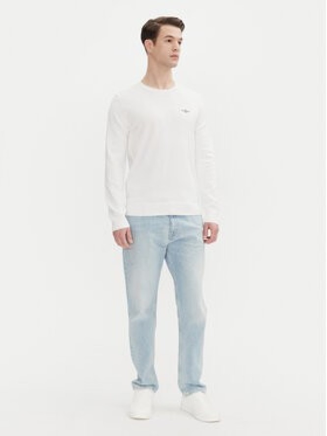 Aeronautica Militare Sweter 251MA1502L506 Biały Regular Fit