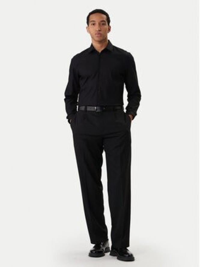 HUGO Koszula Kenno 50555295 Czarny Slim Fit