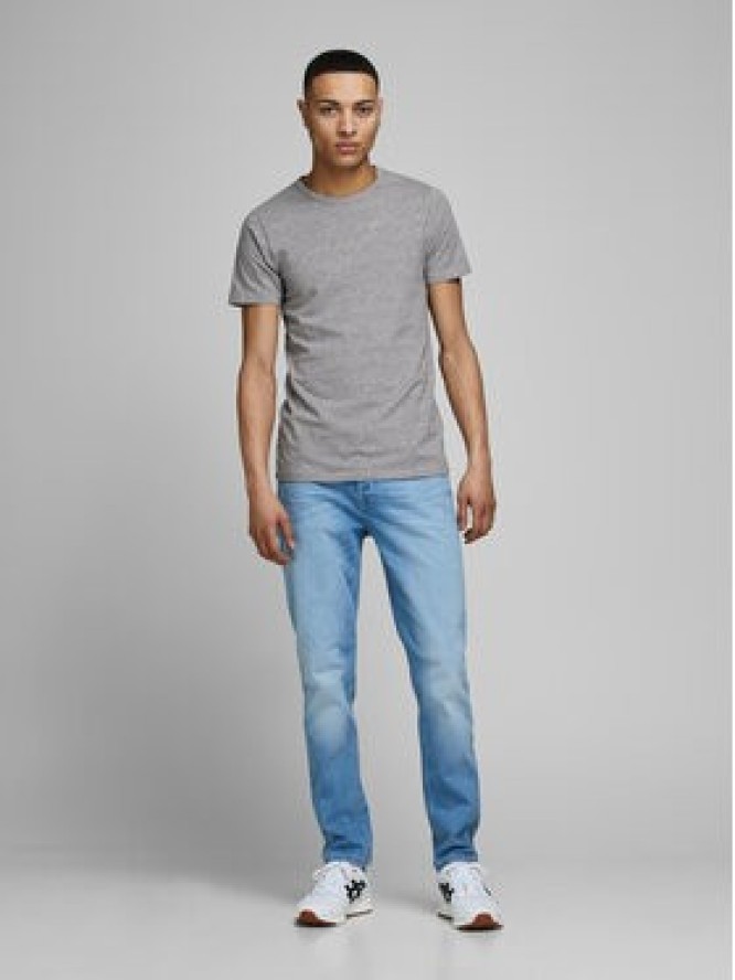 Jack & Jones T-Shirt Basic 12058529 Szary Stretch Fit