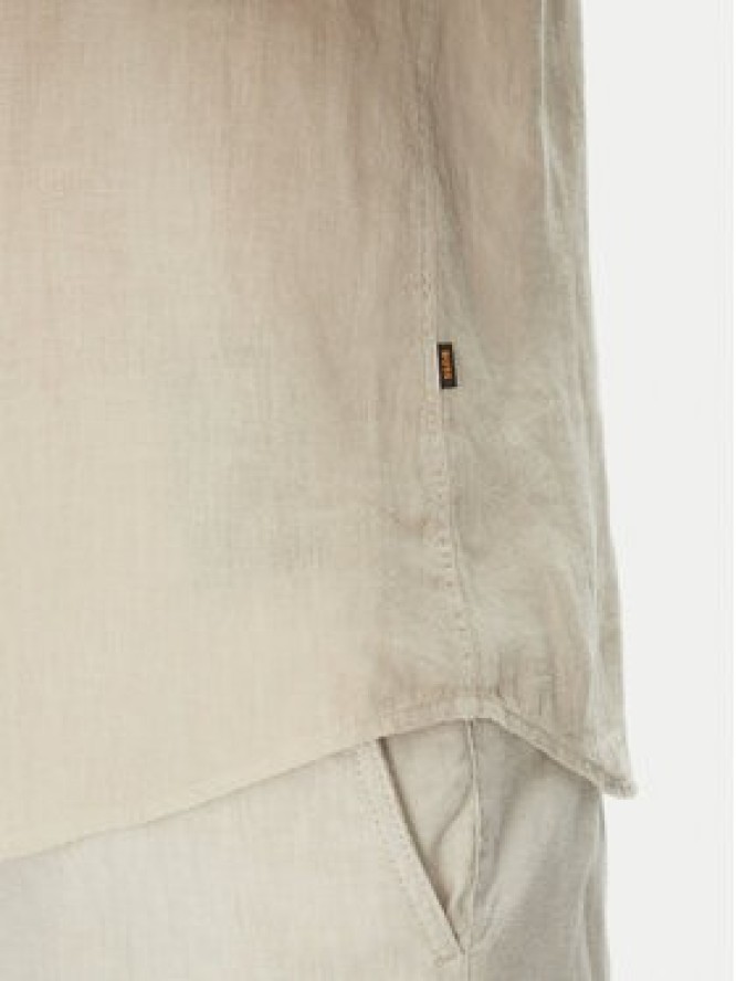 BOSS Koszula 50537381 Beżowy Regular Fit