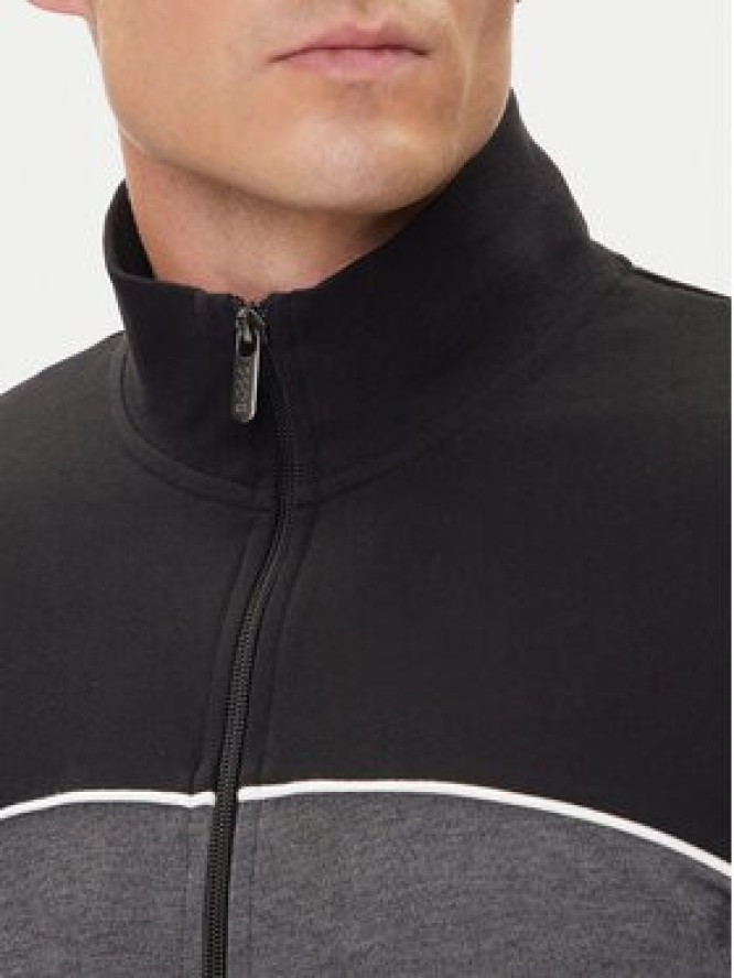 BOSS Bluza 50545567 Czarny Regular Fit