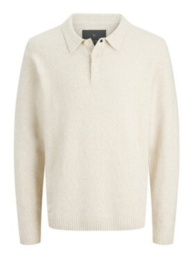 Jack & Jones Sweter Maverick 12286144 Beżowy Regular Fit