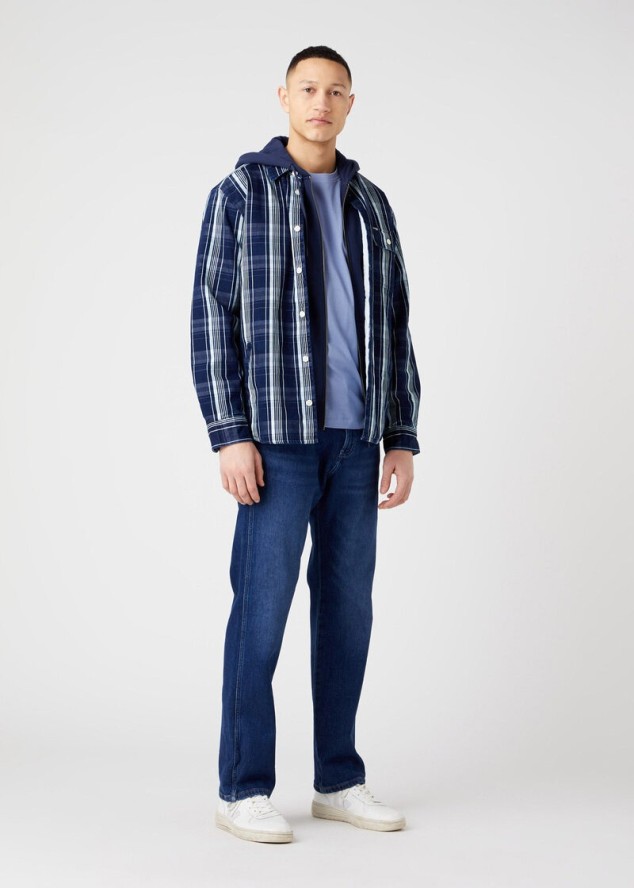 WRANGLER MĘSKIE SPODNIE JEANSOWE WRANGLER FRONTIER DANCING WATER W16VJX20C 112323486