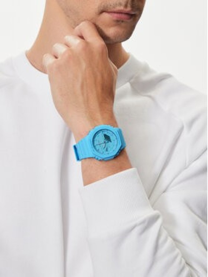 G-Shock Zegarek GA-2100-2A2ER Niebieski