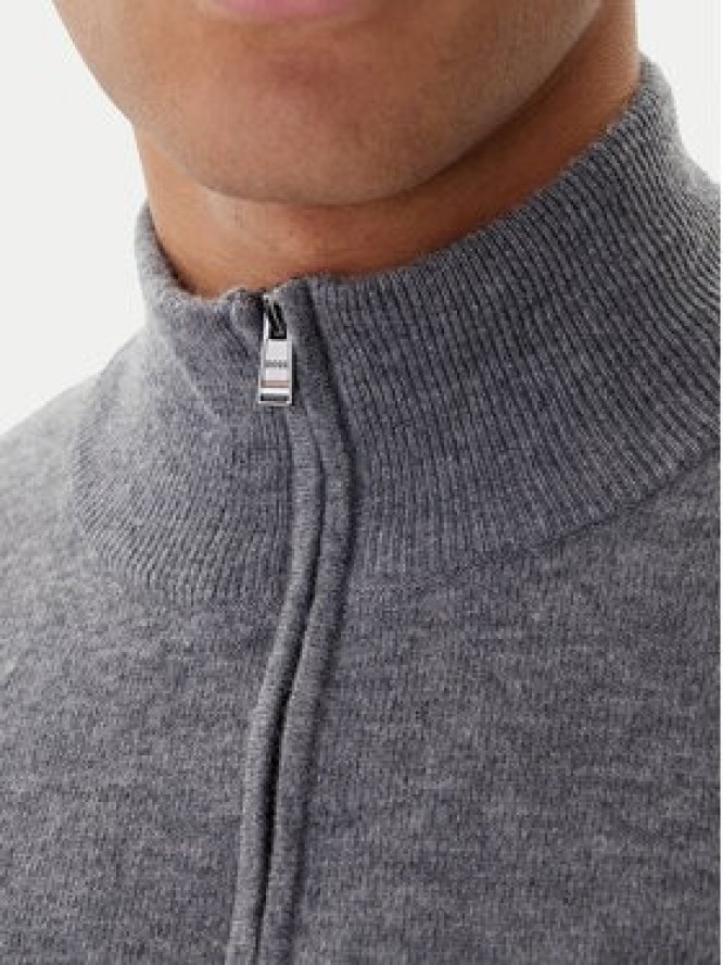 BOSS Sweter H-Hemarlo 50549984 Szary Regular Fit